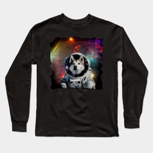 Boldly Go Where No Husky Has Before Long Sleeve T-Shirt